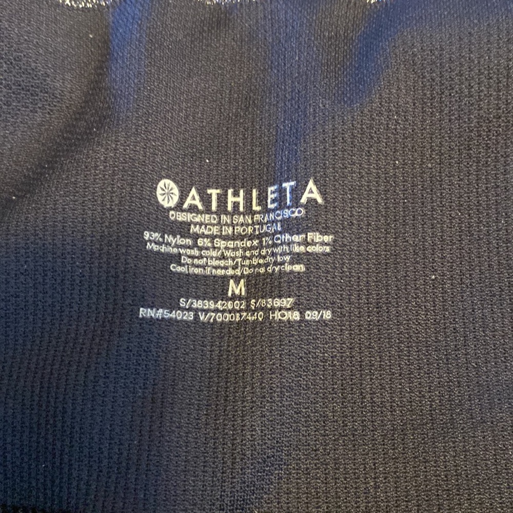 NWT Athleta shimmery lurex tights - Picture 6 of 6